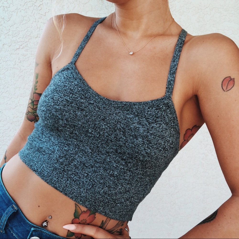 American Apparel Knit Crop Top